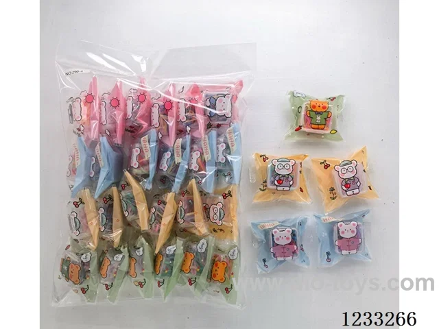 24 Pack Square Box TPE Disposable Rubber Band Large Pack