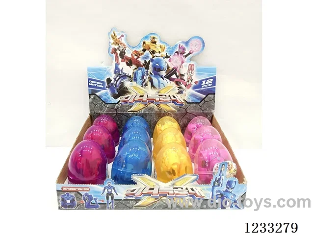 Secret Agent Team Transforming Eggs 12pcs