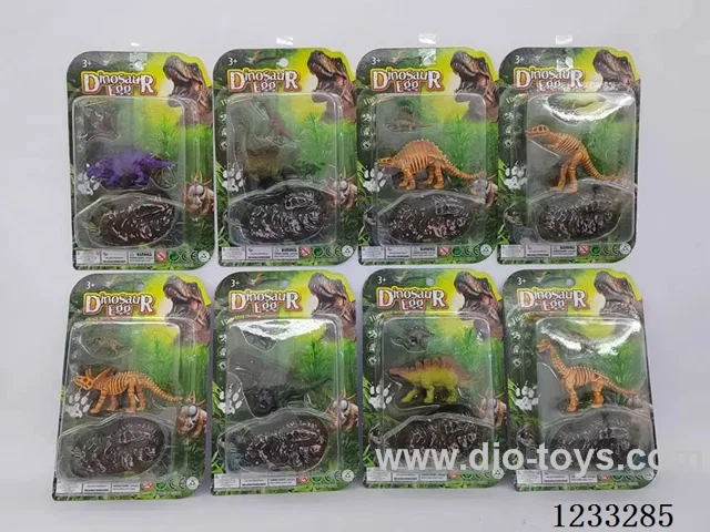 6 Assorted Simulated Antique Dinosaur Skeletons Rockery Set