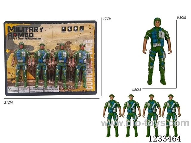 4 soldiers (green)