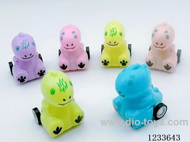 Mini Dinosaur Pull Back Car (Medium Pack Single Price)