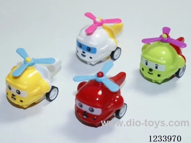 Pull-back helicopter