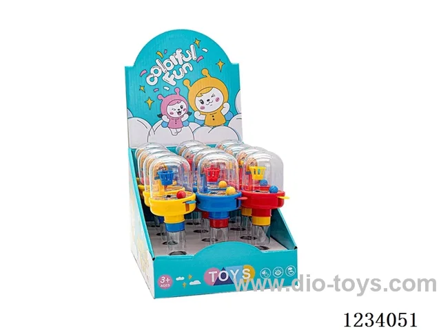 Light-up Basketball + Air Tube (can be filled with candy)12PCS