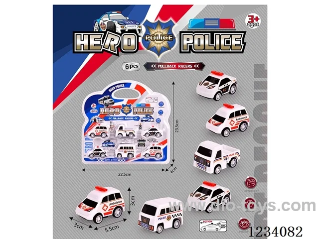 Police Car Pull Back