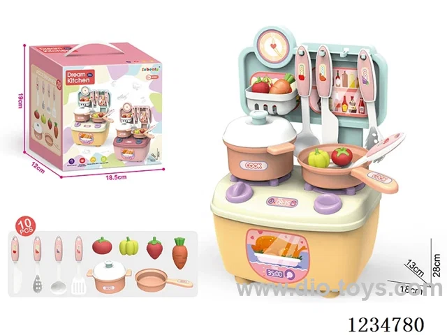 28CM Kitchen Set - 10PCS + Main Body