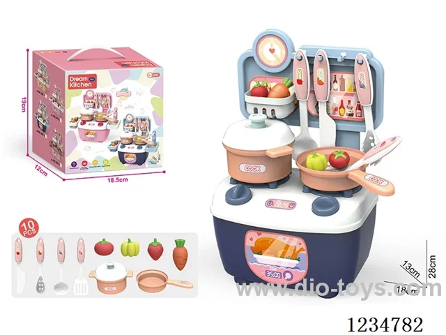 28CM Kitchen Set - 10PCS + Main Body