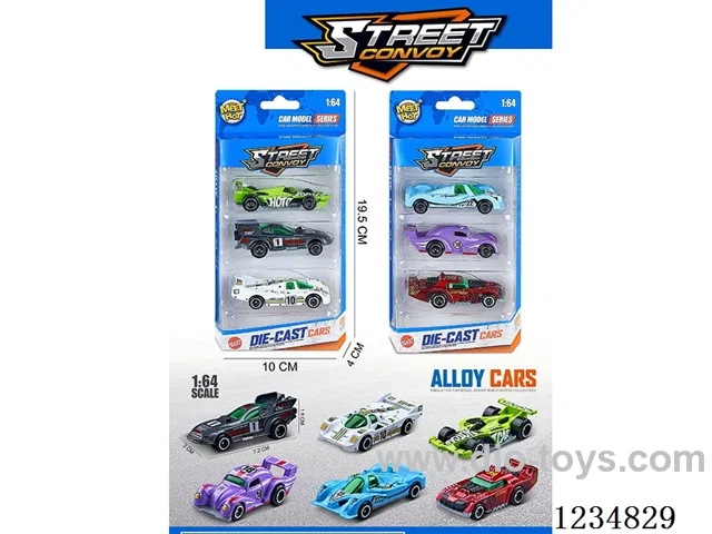 1:64 free wheel alloy car 2 mixed