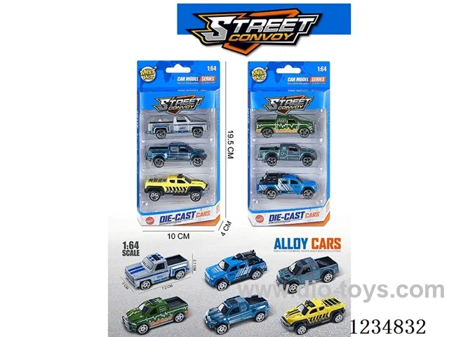 1:64 free wheel alloy car 2 mixed