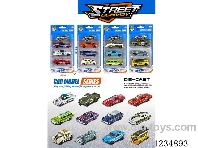 1:64 free wheel alloy car 2 mixed