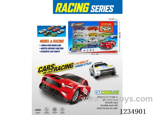 1:64 free wheel alloy car 10 PCS