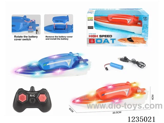 2.4G RC Battle Ship with Lights (included battery)