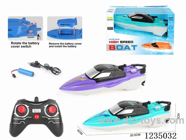 2.4 RC Cruise Speedboat (included battery)