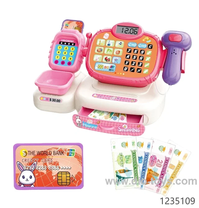 Kids Supermarket Pretend Play Shopping Cash Register