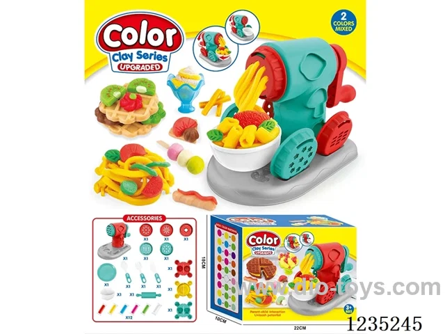 Noodle Machine Colorful Clay DIY Set (single type, 2 colors mixed)