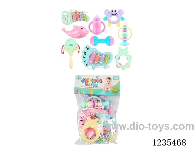 Baby rattle with piano