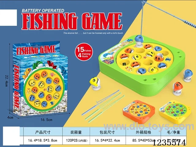 B/O fishing toys not included battery