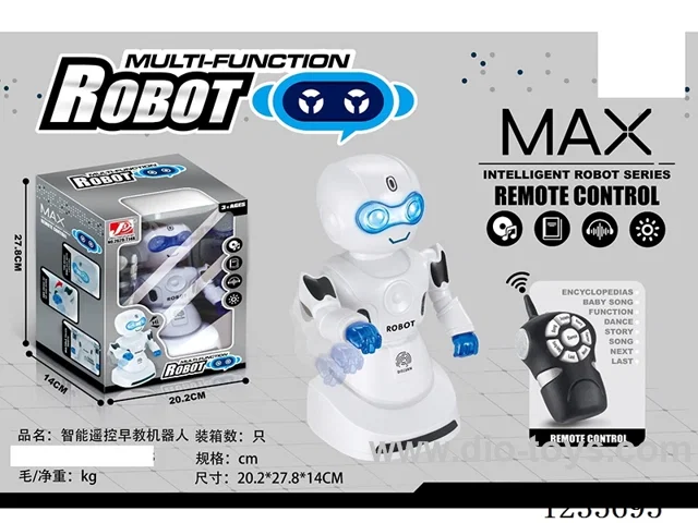 Intelligent RC Early Education Robot not included battery
