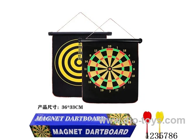 Magnetic dartboard set
