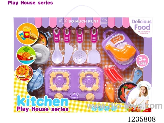Play Kitchen Tableware Food Set