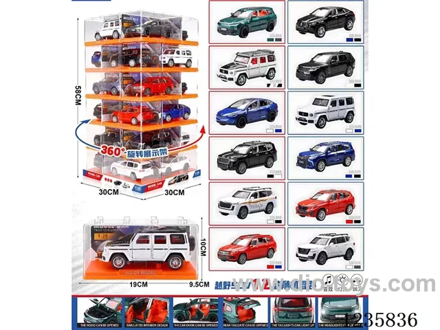 1:28 pull back car 12 models Random Mixed