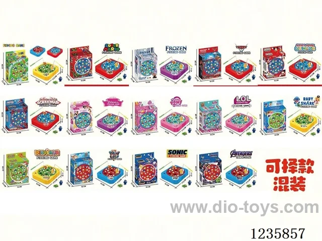 B/O Fishing Toy (6 random items)15fish/ not included battery