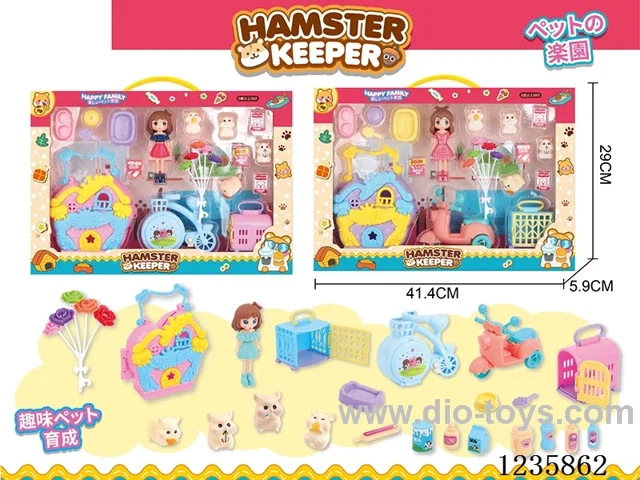 Playhouse Cat and Dog Pet Shop 2 mixed