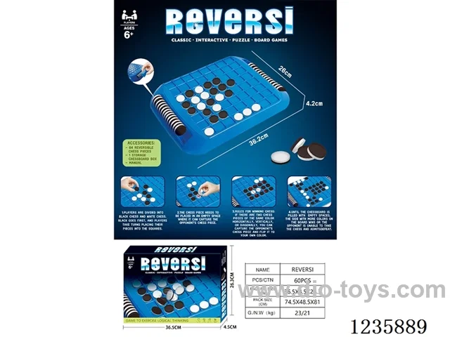 Educational Flip Black and White Chess