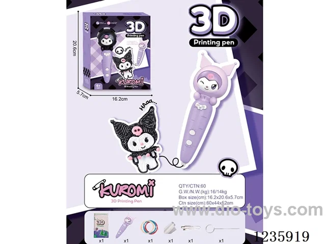 Kurumi, PCL Low Temperature 3D Printing Pen included battery