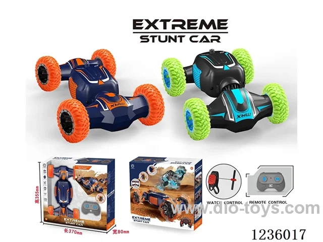 2.4G Twist Climbing RC Stunt Car included battery + Gesture Watch Remote Control