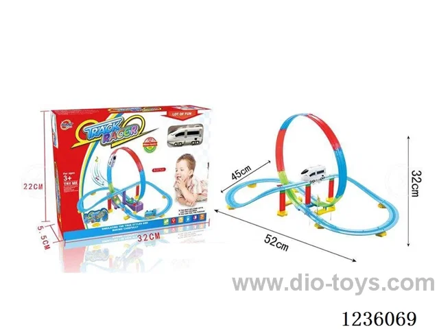 B/O Harmony 3D rotating roller coaster track (GCC)not included battery