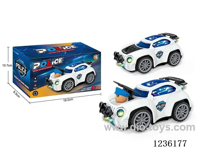 B/O Police car not included battery