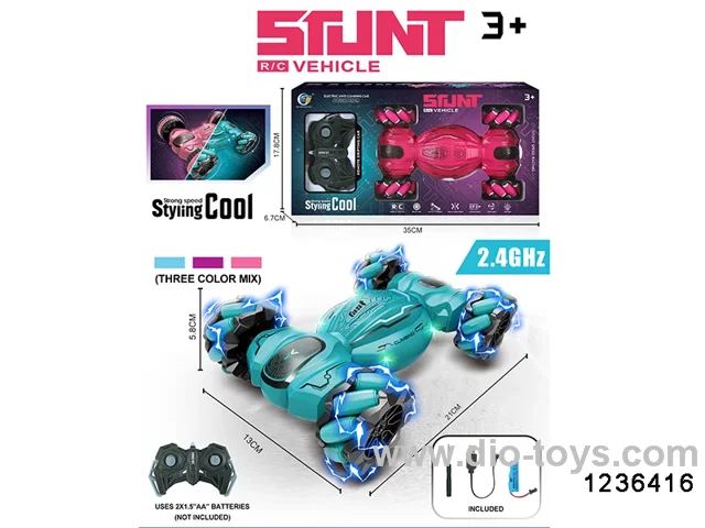 2.4G remote control stunt car