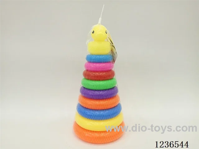 9 layer rainbow set of rings
