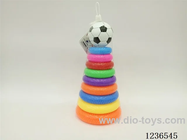 9 layer rainbow set of rings
