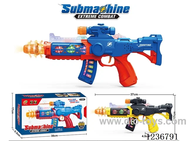 (GCC) B/O gun W L/M 2 colors mixed not included battery