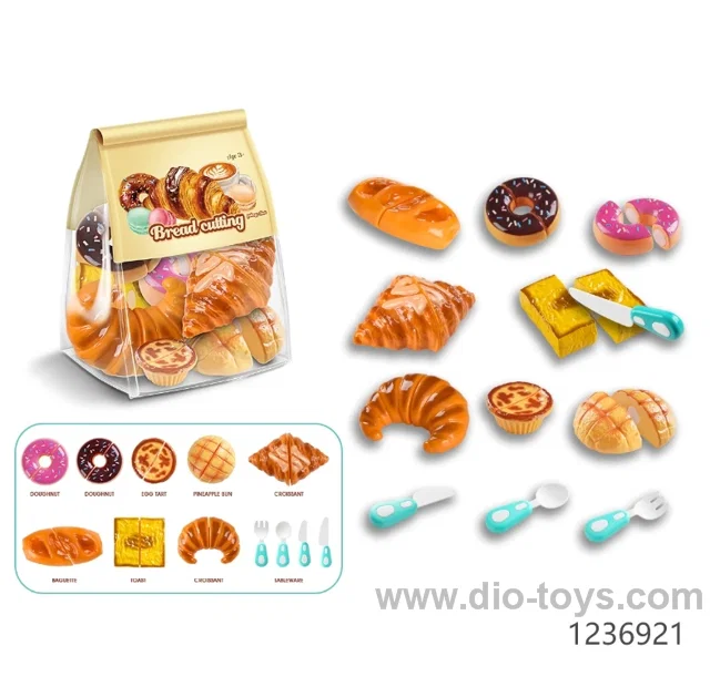 Simulated Toy Food Bread Kitchen Cutting Toys