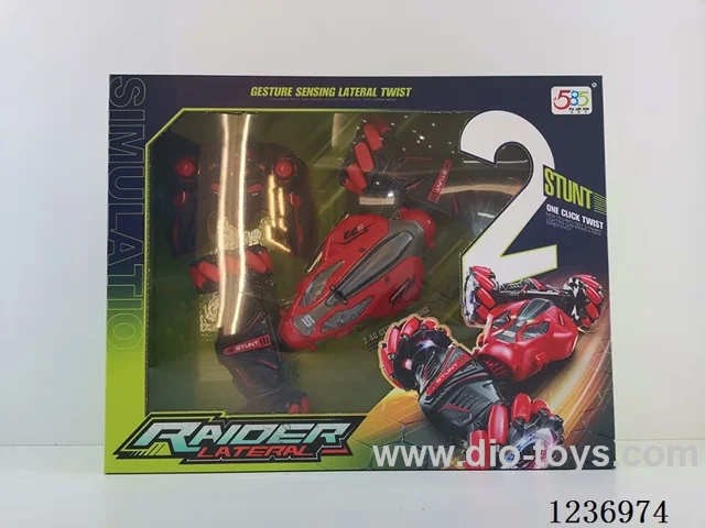 2.4G Sidewalk Twist Stunt RC Car 2 colors mixed included battery