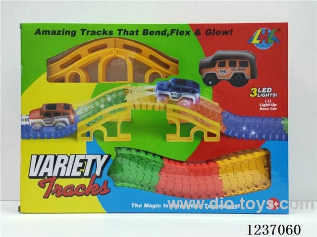 Glow-in-the-Dark Track 168PCS not included battery