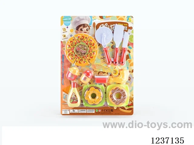 Burger Pizza Doughnuts Food Set