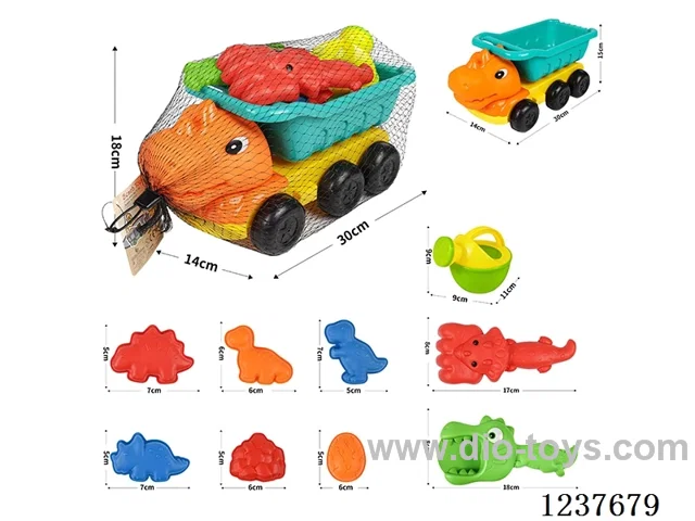 Dinosaur Car Beach Car Set 10pcs