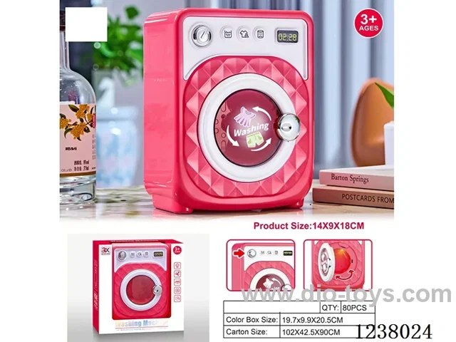 Washing machine-light/sound/rotation -2AA not included