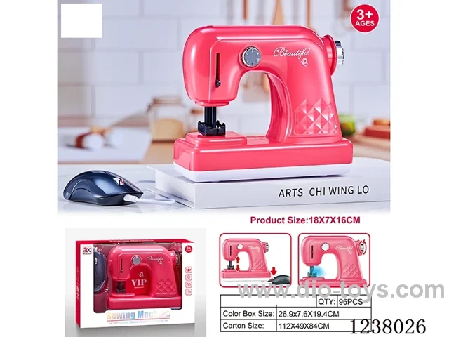 Sewing machine-light/simulated action -2AA not included