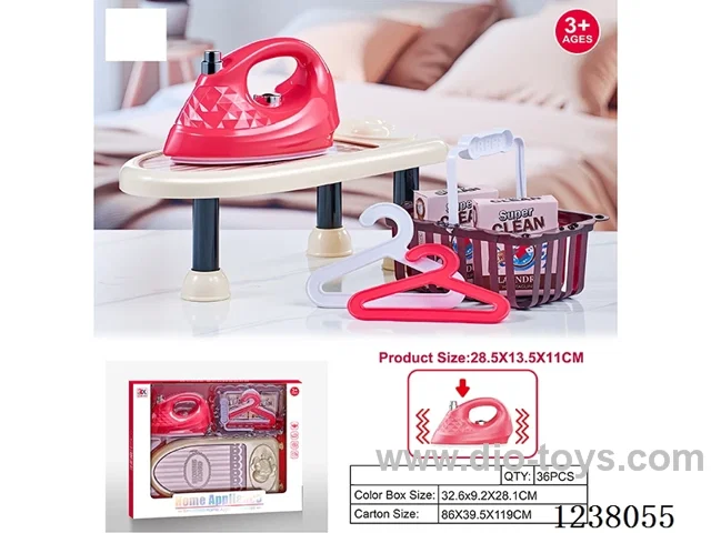 Ironing board set-vibration -2*AA not included