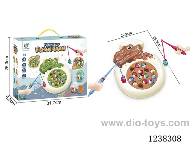 B/O fishing toys W L/M not included battery