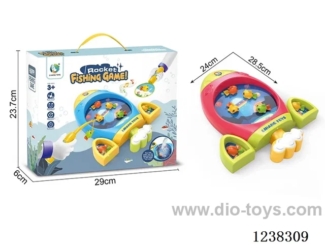 B/O fishing toys with music not included battery