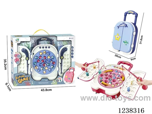 B/O fishing toys W L/M not included battery