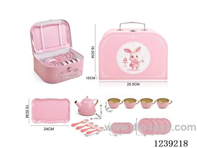 Tinplate Tea Set 18PCS