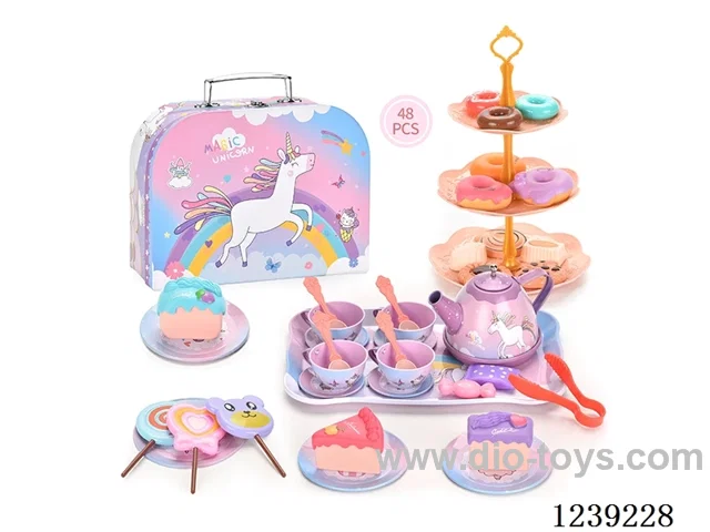 Tinplate Tea Set 48PCS