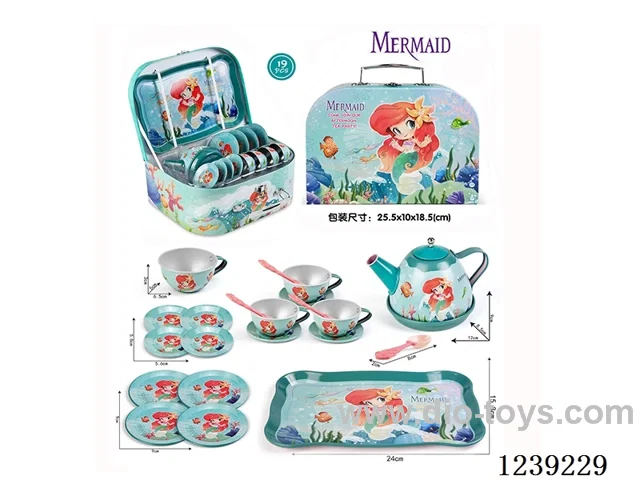 Tinplate Tea Set 18PCS