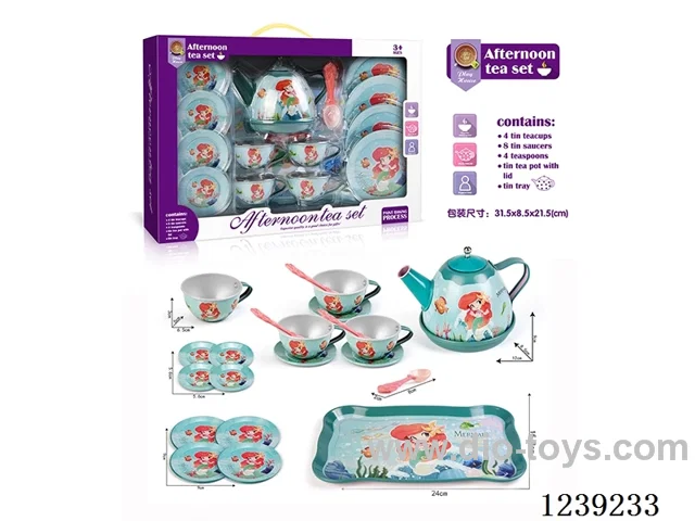 Tinplate Tea Set 18pcs